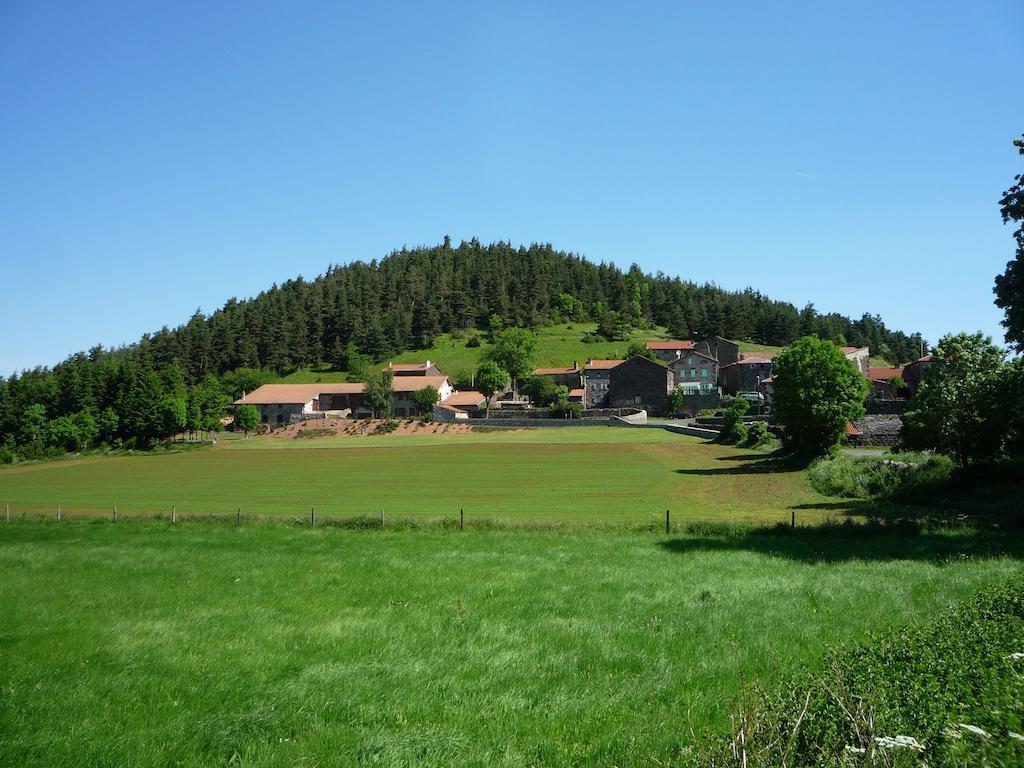 Le Gite Du Velay Bains Bagian luar foto